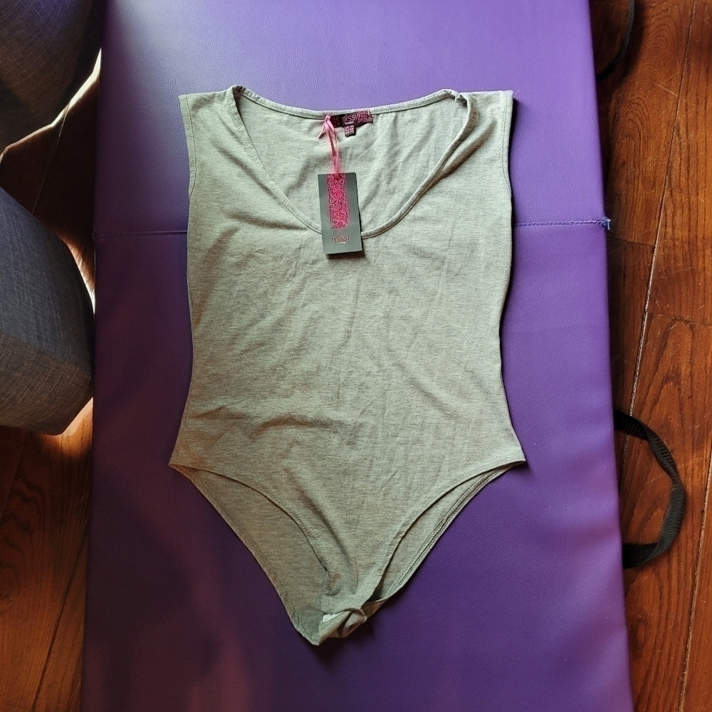 𝅺gray Bodysuit